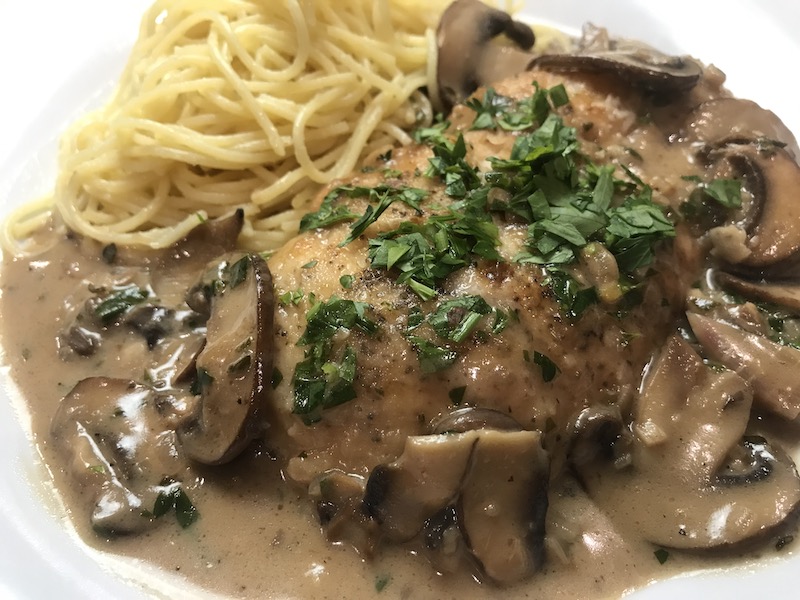 creamy chicken marsala