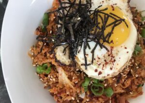 bacon kimchi fried rice